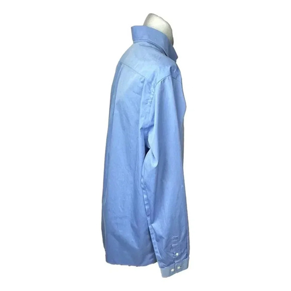 Eddie  Bauer Mens Shirt Size LT Long Sleeve Blue Large Tall - Picture 3 of 5